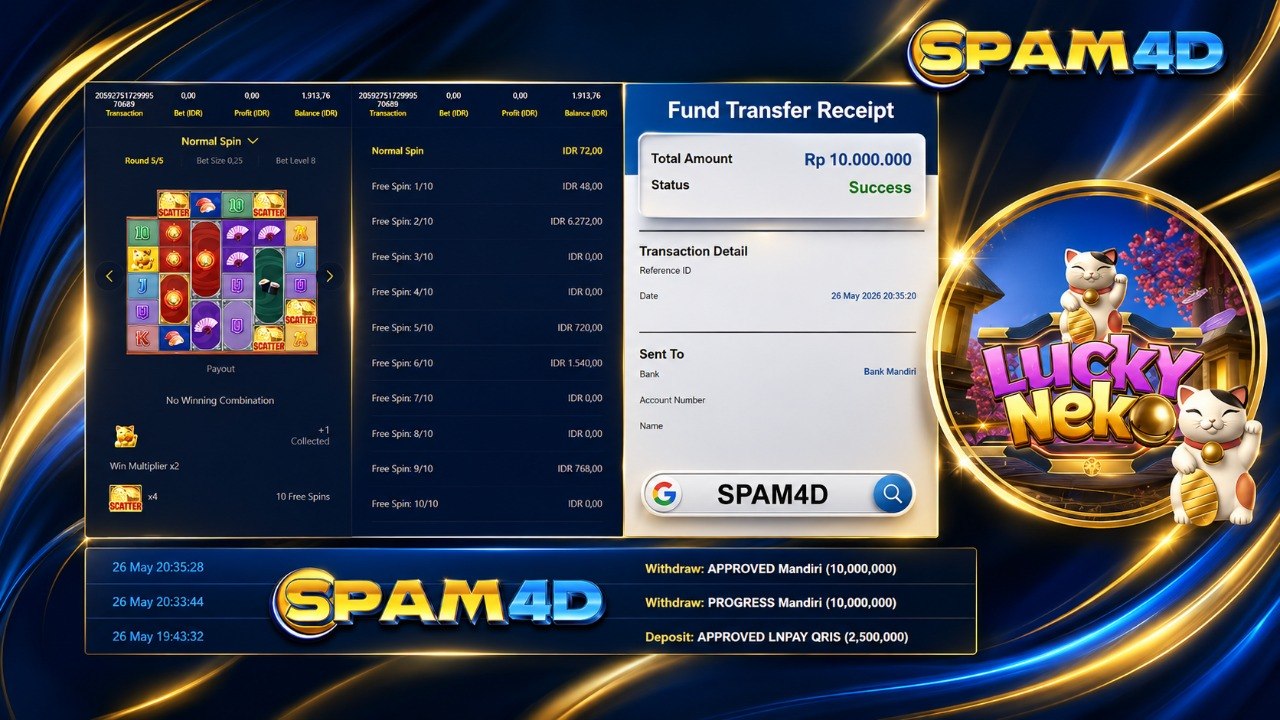 SPAM4D  SPAM4D >> Bandar Togel Online 4D dan Slot Gacor Resmi Indonesia by Hey siriusly